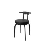 HDW15B 인조가죽 소뿔 의자 : 히트가구