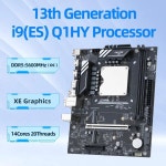DIY 게이밍 컴퓨터 마더보드, 13 키트, 인터포저 코어 CPU Q1HY ES 0000, i9 13900HK 참조, 14C20T DDR5 데스크탑 : 케이세븐홀딩스