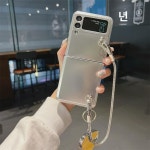 Zip4 케이스 적용 신상 하트 미러 zip3 폴더 케이스 F7210 고급 풀백 낙상방지 w23ip 실리콘 케이스 럭셔리 도금 토트 f7110 : 다벤저드