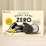 롯데 제로 쿠앤크 샌드 6개입 롯데 제로 쿠키 저당간식 당없는과자 간식거리 무설탕쿠키 무가당간식 등산간식 설탕없는과자 당없는과자... 