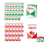 서울 멸균우유 200ml x 48팩 (딸기/흰우유) : 한누리에프앤디
