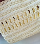 [뜨개도안] 손뜨개코바늘 가방 라피아 종이실 뜨개질 도안 영상 : 씨유니트