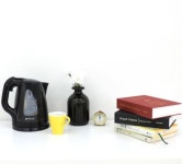 키친아트 무선전기주전자 KK-G1722 블랙펄 1.7L 원터치형 먹방 급속가열 커피 티포트 가정용 : 왕도매뱅크