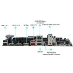 ERYING DIY 게이밍 PC 데스크탑 마더보드, CPU 코어 인터포즈 키트, i9 12900HK 14C20T, 24Mb DDR4 컴퓨터 어셈블리 세트 : 케이세븐홀딩스