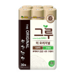 100% 천연펄프 그루 3겹 30롤 화장지 오리지널 / 마일드 / 화이트 : 삼정펄프