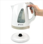 키친아트 무선전기주전자 KK-G2217 화이트 1.7L 빠른열전도 먹방 라면 전기 커피 티포트 가정용 : 왕도매뱅크