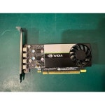 델 게이밍 OEM 엔비디아 쿼드로 T1000 4GB GDDR6 128비트 10Gbps 4X 미니 디스플레이 포트 1.4a 그래픽 비디오 카드 5 풀 하프 하... 