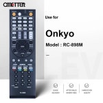 RC-898M 원격 제어 TX-NR545 Onkyo 부품 AV 수신기용, : 신흥유통상사1001