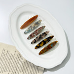 프랑스핀 셀룰로오스 납작 타원 옆머리 잔머리 고정핀 집게핀 : 몽 레브