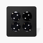 제일 디아트 전기 전등 스위치 커버 단로 1구 매트블랙 : 매력전기조명