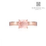 여자반지 은반지 SV EBS R 136 로즈 원석 여성반지 : 프라임즈