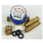 국산 건식 수도미터 15mm 수도계량기 건식미터기 동파교체 아파트 빌라 세차장 업소용 : 털보종합상사