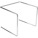 Soro Essentials 소로 에센셜 9 x 8 7 H 크롬 도금 피자 팬 라이저 스탠드 트레이 랙 테이블 상판 진열대 음식 접시 금속 : 시크픽13