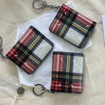 메종 마르지엘라 램 스킨 타탄 체크 카드홀더 S56UI0128 P3612 H6049 : 유로 조아