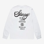 (국내배송) 스투시 월드투어 롱슬리브 티셔츠 화이트 3993792 : Re-Order