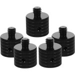 카메라 나사용 5PCS 삼각대 나사 어댑터 14~38 액션 마이크 스탠드 14~20 장착 금속 알루미늄 합금 : bsone013