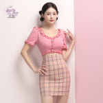 핑크 배트임 섹시 홀복 원피스 국내제작(sp봄-j6102) : 이끌리움