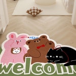 Welcome 현관 입구 매트 코일매트 발매트 : 마니만물상