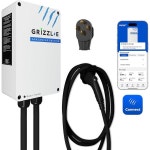 GrizzlE GrizlE 스마트 레벨 2 240V / 40A 전기차EV 충전기 메탈 케이스 UL 테스트 및 인증 에너지 스타 실내/외 전기차 급속 충전소... 