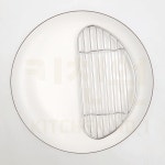 스텐304 돈가스 반달망 (중/175x95mm) : 주방112mall