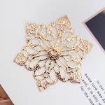 금속장식 (눈꽃) 10개 DIY 액세서리 부자재 : 에스엠파티