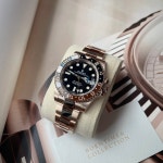 롤렉스 GMT2 지엠티 마스터2 루트비어 로즈골드 금통 40mm 126715CHNR : 본타임