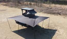 캠핑카 용품 / 플루캠프 슬림형 하드탑텐트 130cm (스카이 캐슬) 출시기념 할인 : 세븐로드캠핑