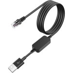 USB 2.0 ~ RJ11 플러그가 장착된 레이더 검출기 케이블 교체 전원 에스코트 MAX 360 유니덴 R1 R3 DFR8 DFR9 여권 9500i Rade RJ11... 