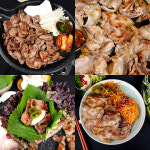 제주도 흑돼지 뒷고기 돔베고기 뽈살 대패 통우대갈비 : 프로젝트9999