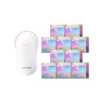 글로웍스 4D 모션 진동 뷰티디바이스 1개 + 필리 앰플 명주실 패드 10주분 총70매 홈케어기기 : 마인유통