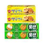 2+2 국희 땅콩샌드 70g 롯샌 파인애플 105g : 아록마켓