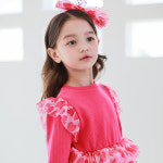 유니엘 에블린 드레스 키즈 여아 핑크 원피스 자매룩 UNEEL : 유니엘-uneel