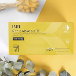 KM 니트릴장갑(3.2g) 식품용장갑 케이엠 : 글로벌엠알오