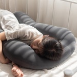 U자형바디필로우 유자베개 팔베개쿠션 바디필로우대형롱 플로우 : 김아네상점