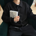 남자카라가디건 남자니트가디건 남자오버핏가디건 : 아트샵7