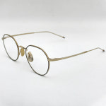 톰브라운(THOM BROWNE) 메탈안경 TBX914-48-02 GLD-BLK : MUSEE EYEWEAR