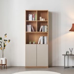 카페 키 높은 반만 오픈 책장 장식장 수납장 800 슬림수납장 틈새수납 : ONL컴퍼니