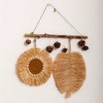 라탄 벽장식 밀짚 장식 입구 벽 장식 여름 인테리어 : 빌리언브릿지