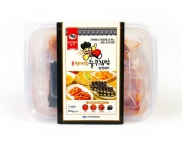 정대감 충무김밥 맛집 밥도둑 반찬세트 2인분 오징어무침 어묵무침 석박지 : 정대감충무김밥