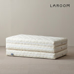 누울 14cm 침대 바닥 토퍼 3단 접이식 매트리스 (퀸/Q) : 라룸스테이