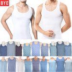 BYC 남성 런닝 5매 기능성 메리야스 남자 세트 면 메리아스 나시 민소매 반팔 런닝 셔츠 : 란제리하우스
