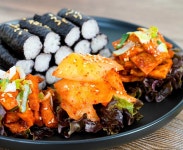 정대감 충무김밥 맛집 밥도둑 반찬세트 2인분 오징어무침 어묵무침 석박지 : 정대감충무김밥