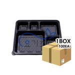 TY 5칸 돈가스 도시락 용기 100ea : 씨그린푸드