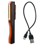 손전등 전조등 충전 고급 led 후레쉬 미니 COB LED 작업등 마그네틱 USB 충전식 펜 클립 핸드 토치 캠핑 야간 작업 검사 조명 : EO 몰