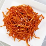 건어물도매 국내가공 오징어 진미채 홍진미채(250g) : 비타민고향촌과메기