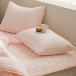 포그니아 밀키 텀블워싱 순면 누빔 베개커버 50X70 : 포그니아