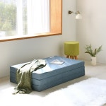 고운님 3단 접이식매트리스 단단한 바닥 토퍼 매트리스 싱글 소 HR 다크그레이 : 고운님