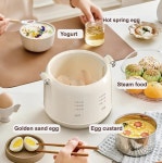 다기능 아침 식사 계란 삶기 쿠커 가정용 찜냄비 시간 예약 부드러운 보온 냄비 : 아비올라 글로벌