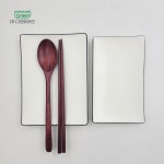 그린메라민 코드 라인 스끼접시 2호(19x14) G9782 (그레이) : 1004주방