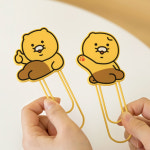 춘식이 북클립 북마크 빅클립 캐릭터 예쁜 책갈피 카카오프렌즈 책 홀더 북마커 선물 엄지척 : 근처문구점